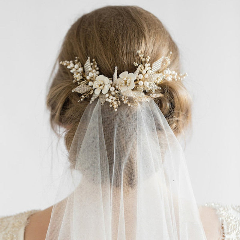 flower wedding hair pins