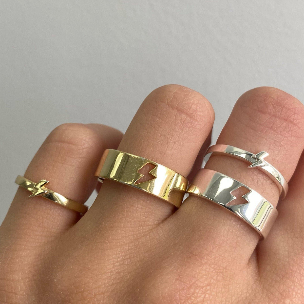 lightning rings matching