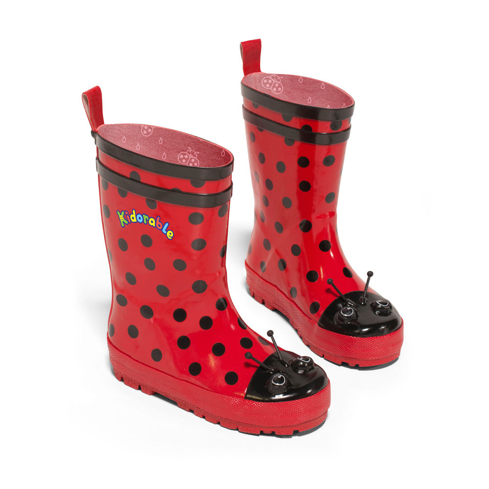 Ladybug Designed Baby Rain Boots 