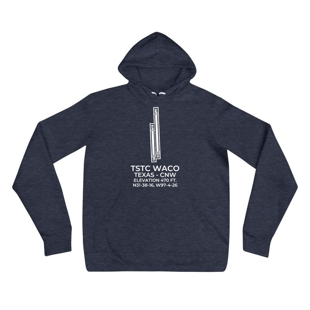 Tstc Waco Near Waco Texas Cnw Kcnw Hoodie Wild Blue Gear