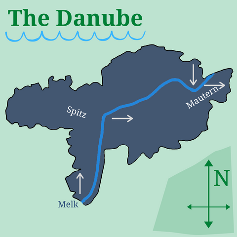 The Danube River Graphic