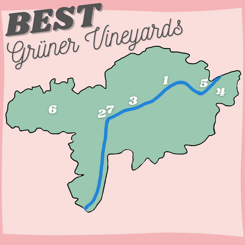 Best Gruner Vineyards Map