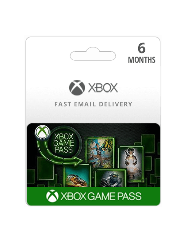 xbox game pass 6 month membership