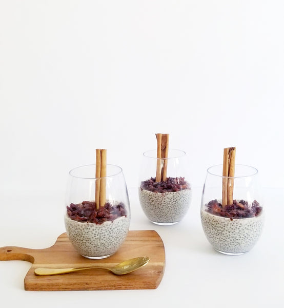 apple cinnamon chia pudding