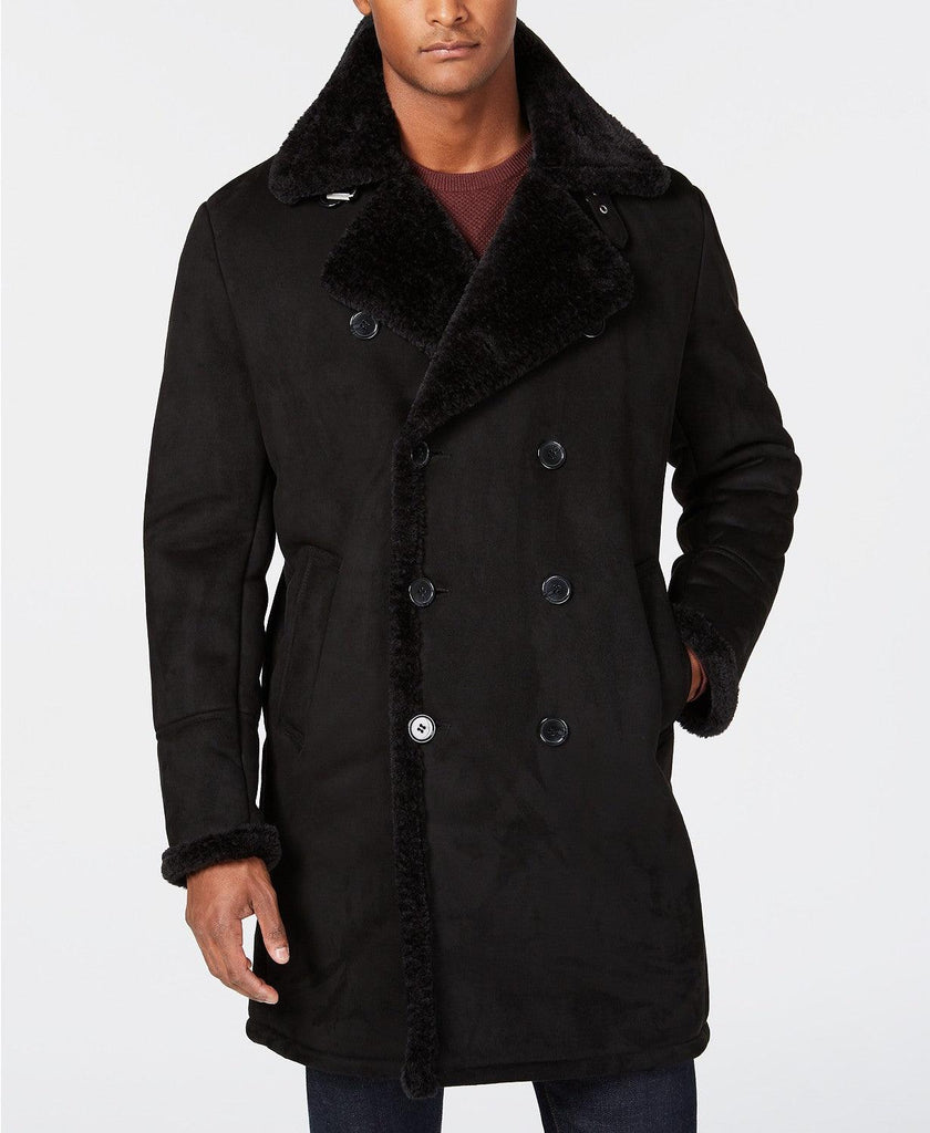 guess mens fur coat