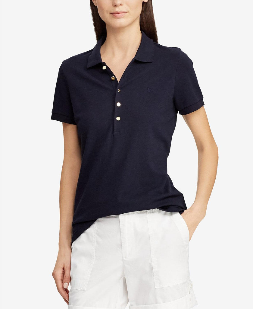 lauren ralph lauren monogram mesh polo