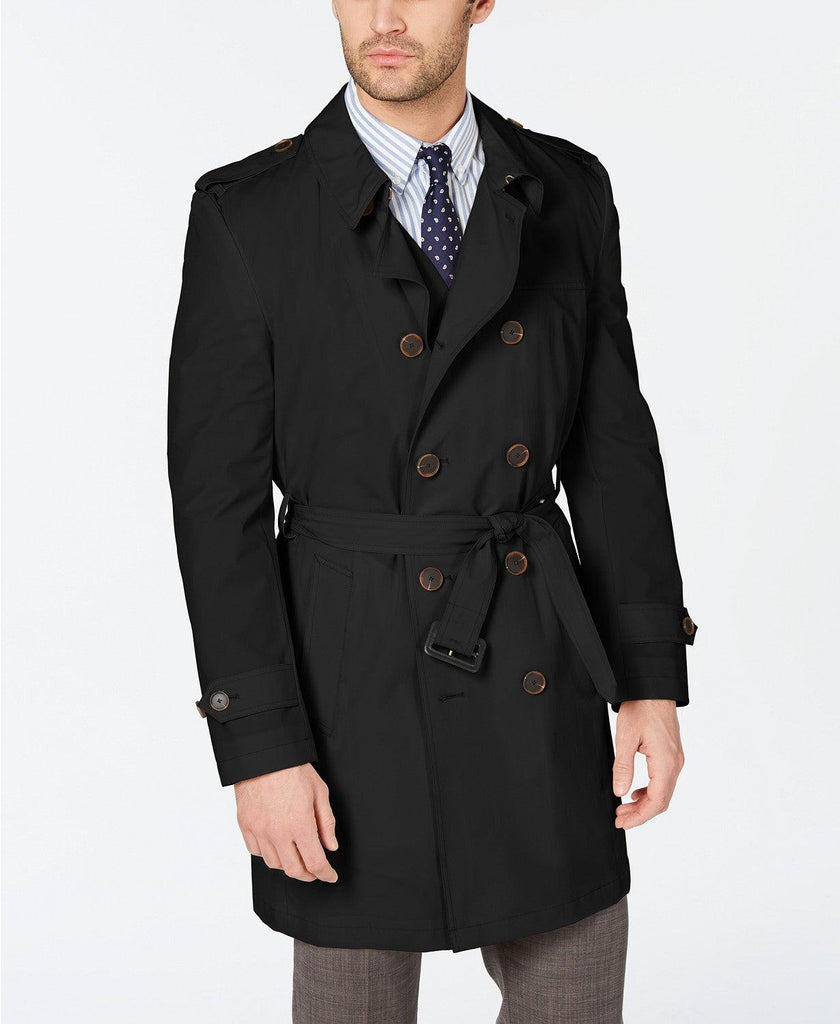 lauren ralph lauren belted water resistant trench coat