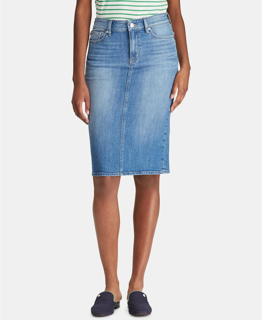 jean skirt size 14