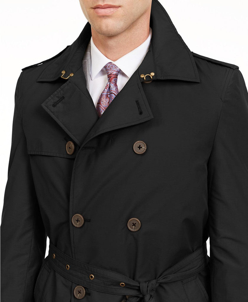 calvin klein double zipper coat