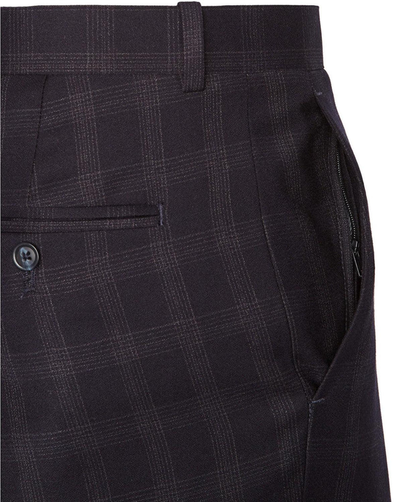 black checkered dress pants