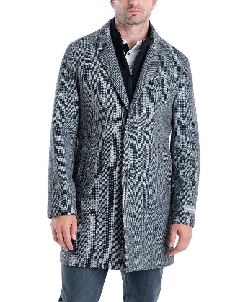 michael kors slim fit stretch coat