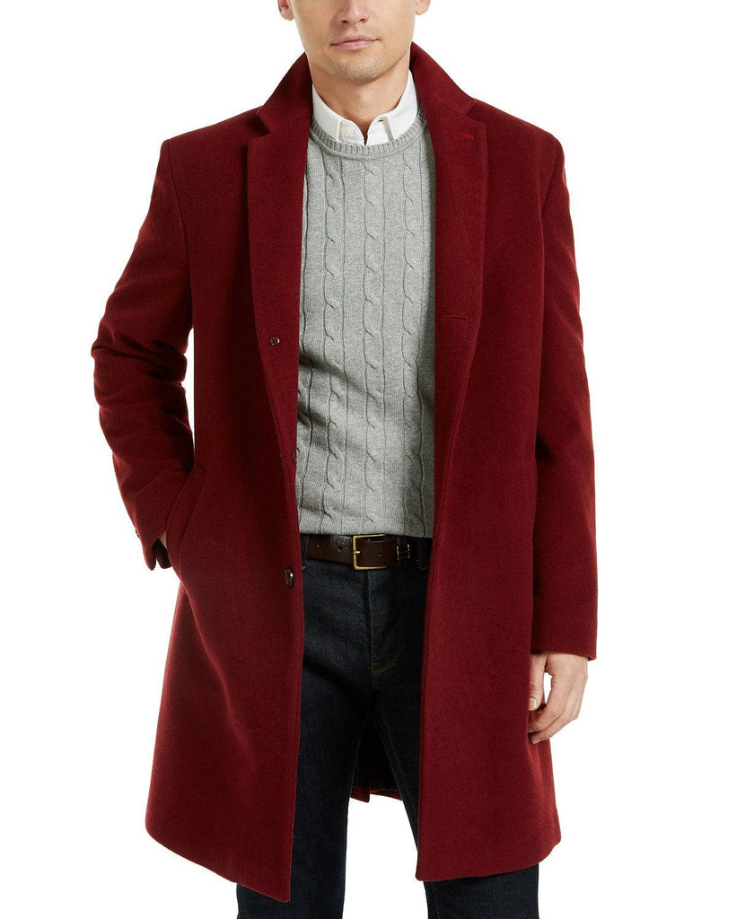 tommy hilfiger wool blend coat