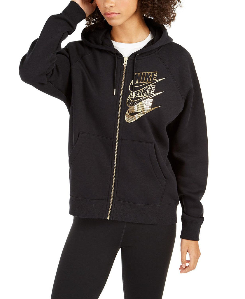 black and gold nike sweater