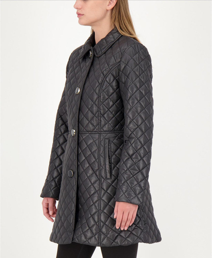 kate spade new york skirted quilted coat