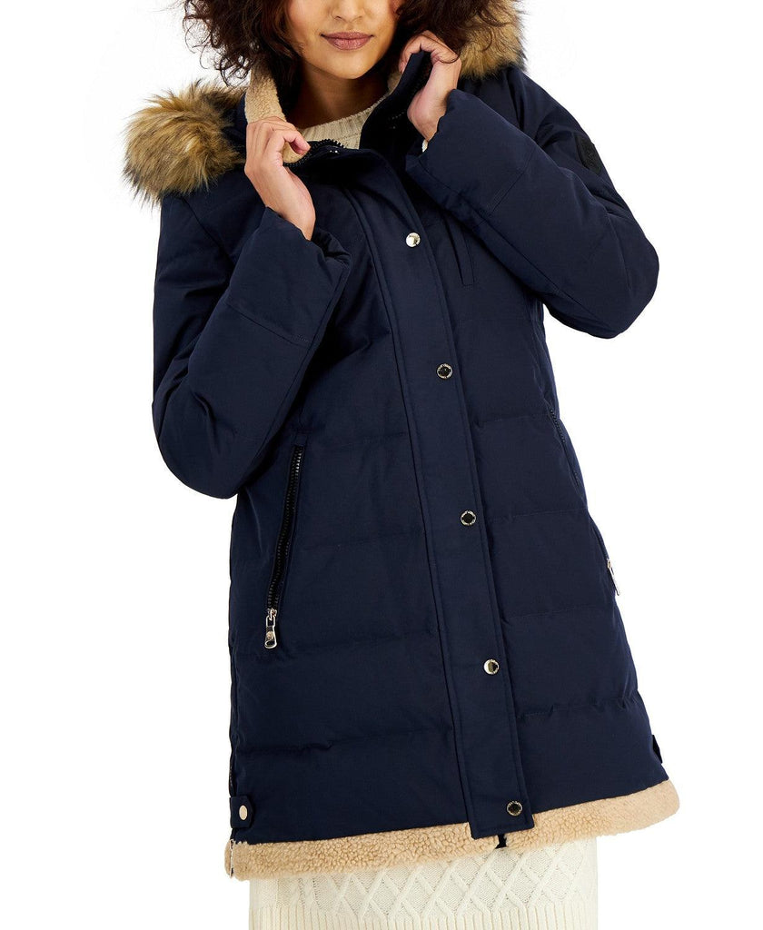 vince camuto hooded down parka