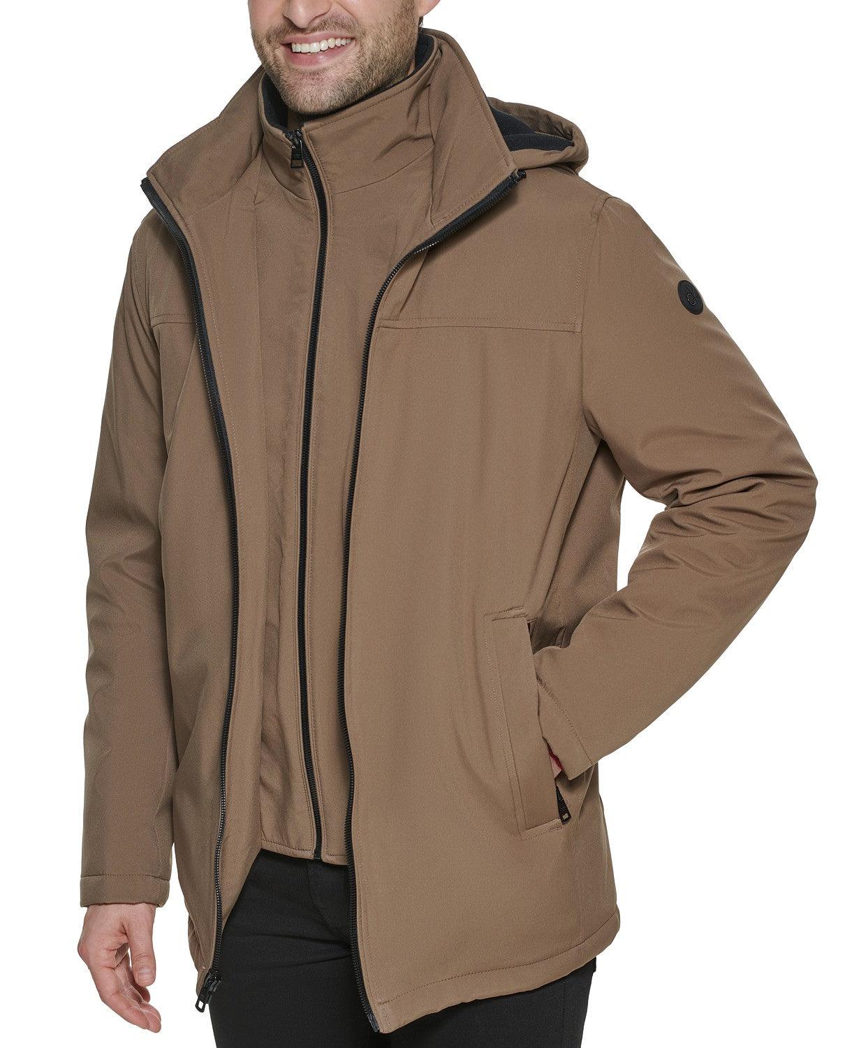 hoogtepunt roestvrij Productie Calvin Klein Men's Infinite Stretch Jacket Polar Fleece Lined Bib Dark –  Bristol Apparel Co
