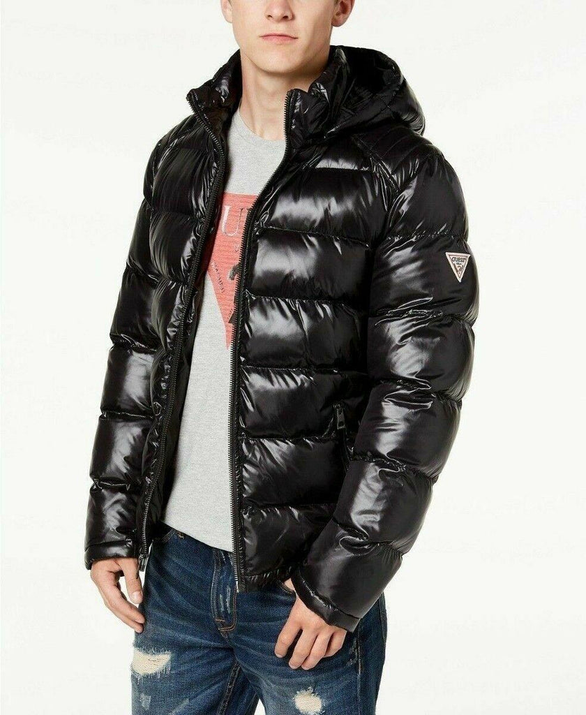 guess black jacket for men