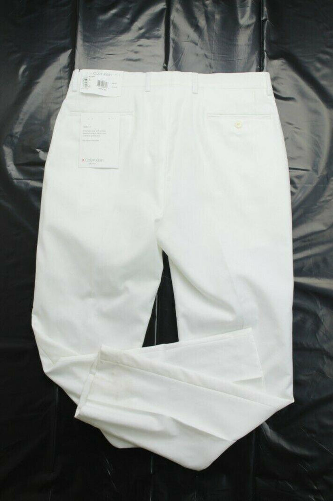 calvin klein white dress pants