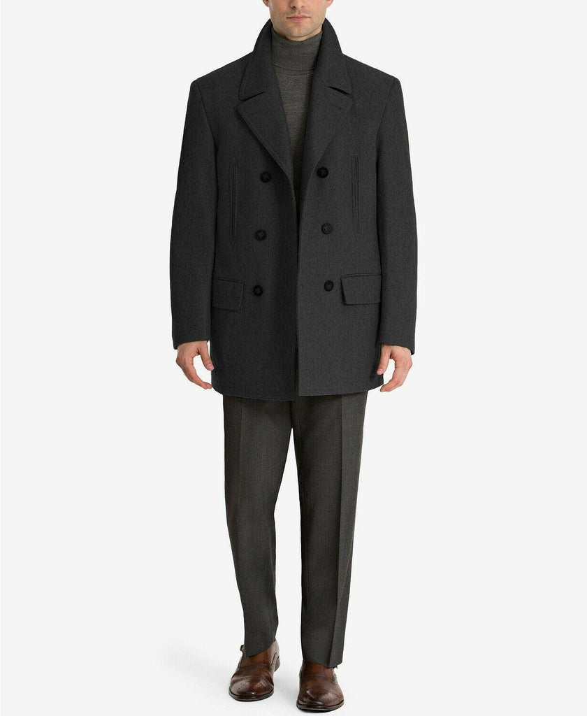 ralph lauren grey peacoat