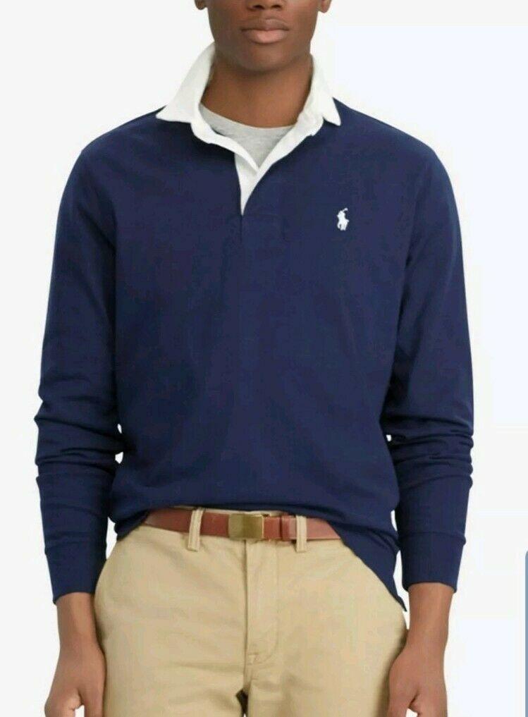 polo ralph lauren men's the iconic rugby classic fit shirt