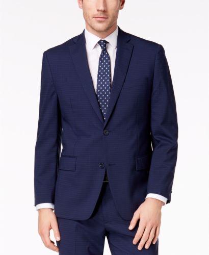 michael kors navy blue suit
