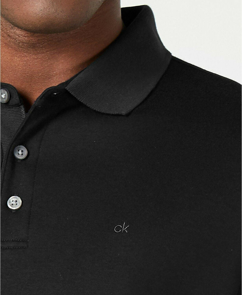 calvin klein men's liquid touch cotton polo shirt