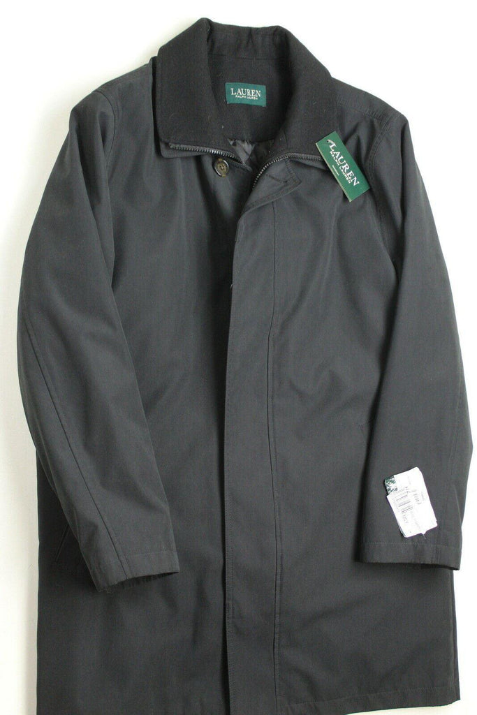 lauren ralph lauren edgar classic fit raincoat with removable lining