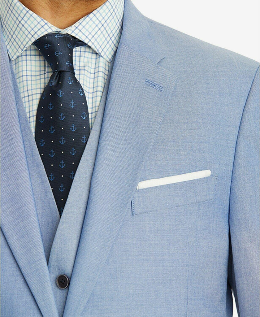 tommy hilfiger chambray suit