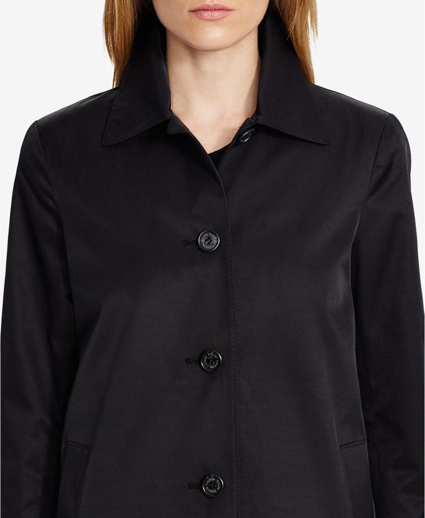 ralph lauren petite single breasted coat