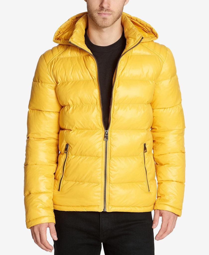 yellow guess jacket