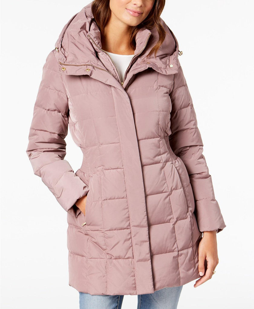 Cole Haan Womens Hooded Down Puffer 