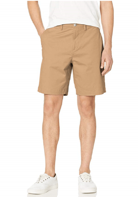 men's regular fit cotton gabardine bermuda shorts