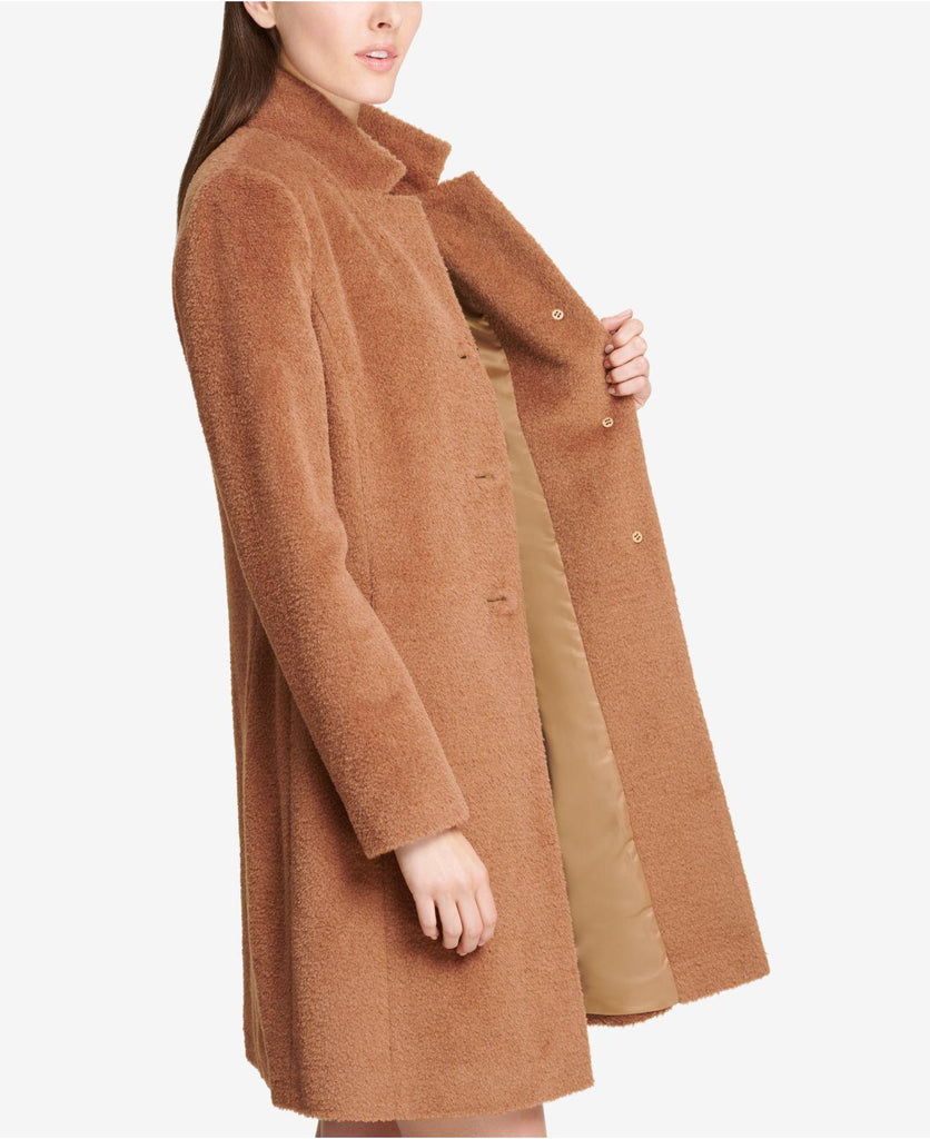 dkny alpaca coat