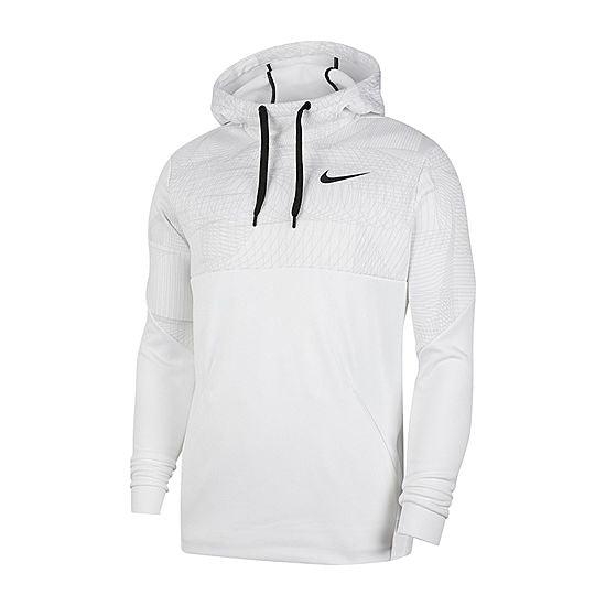 white nike therma hoodie