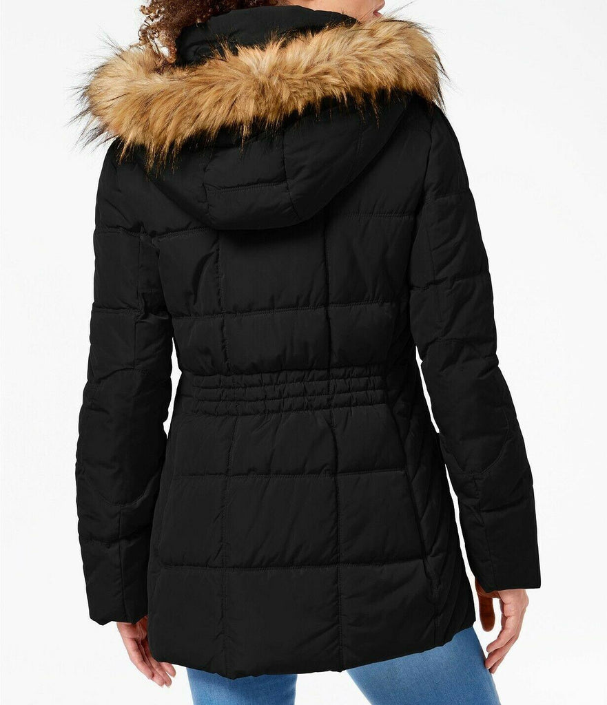 tommy hilfiger faux fur coat