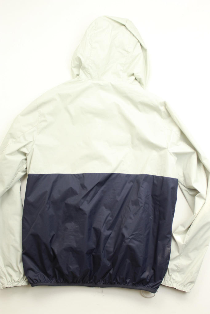 tommy hilfiger men's colorblocked logo rain slicker