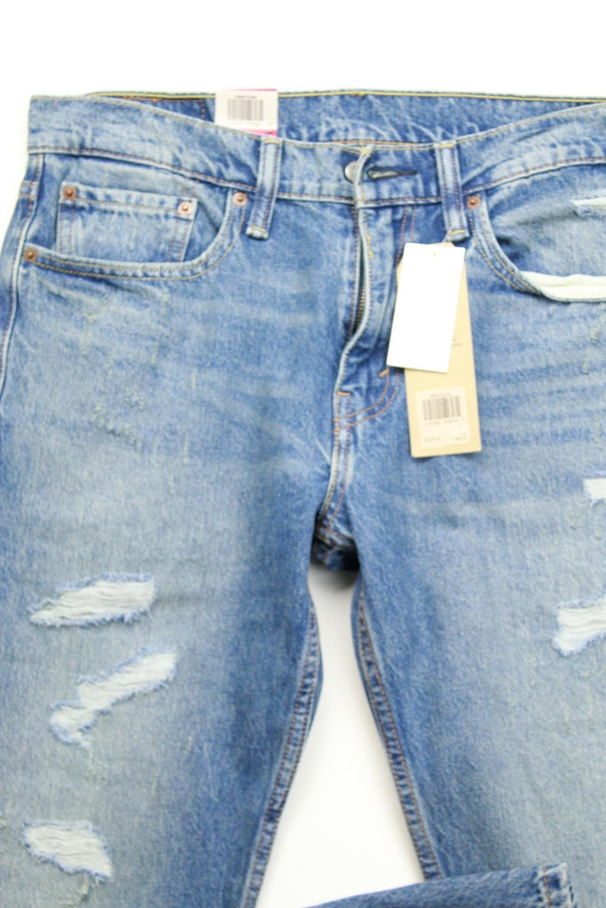 levi's 502 ripped jeans