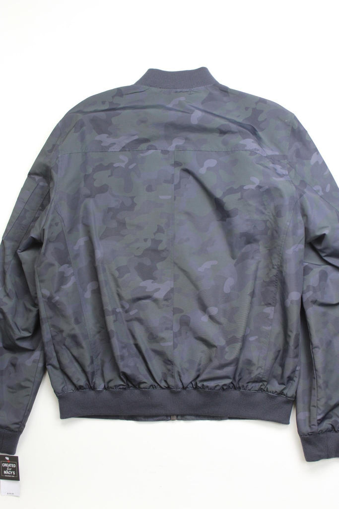 michael kors camo bomber jacket
