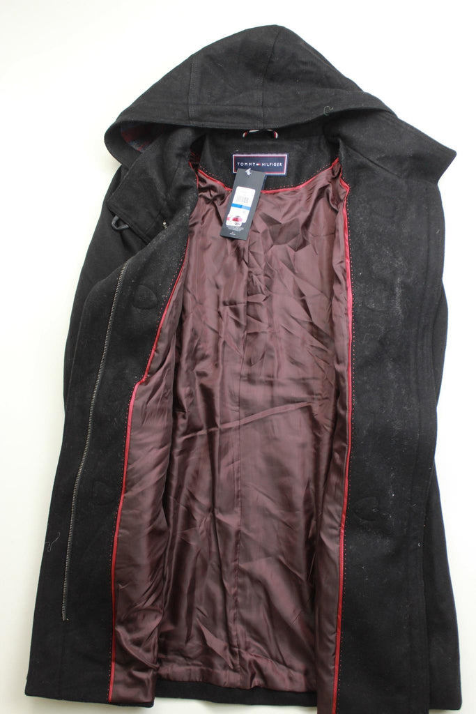 tommy hilfiger hooded toggle coat