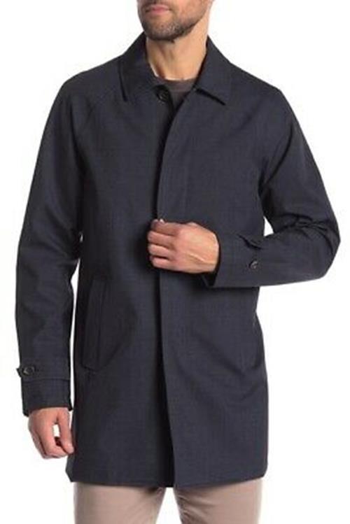 michael kors men's collin slim fit raincoat