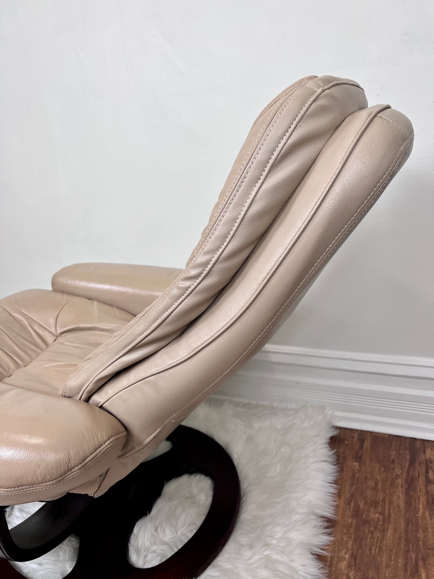 The Reginald Leather Chair & Ottoman