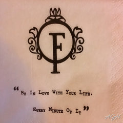 Napkin from Ferdinand's Beirut 