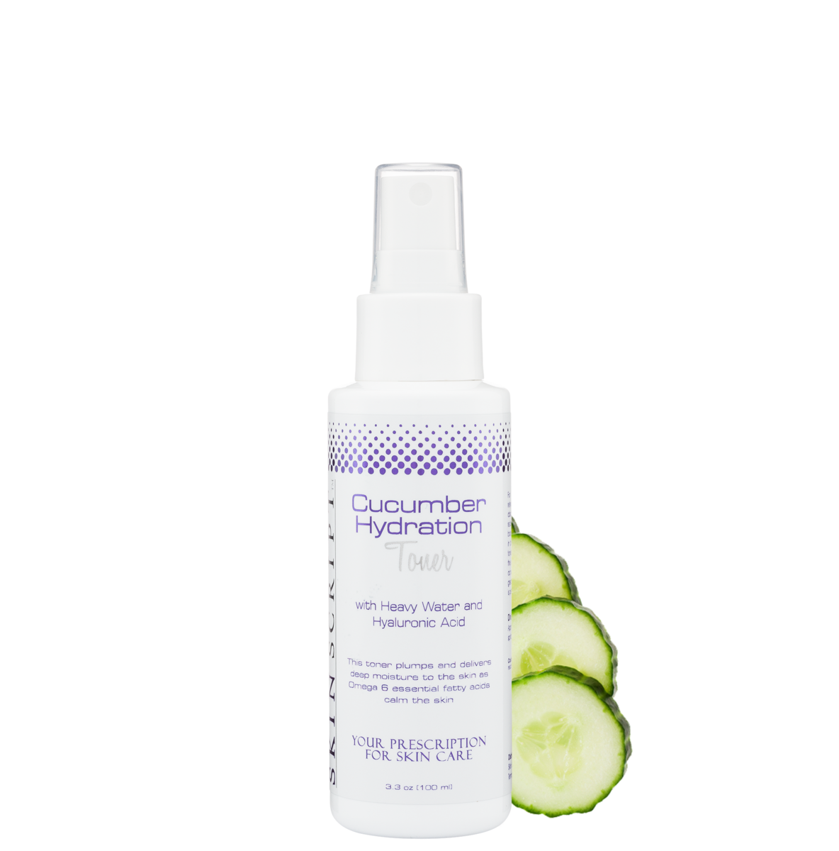 Skin Script Cucumber Hydration Toner 3.3oz