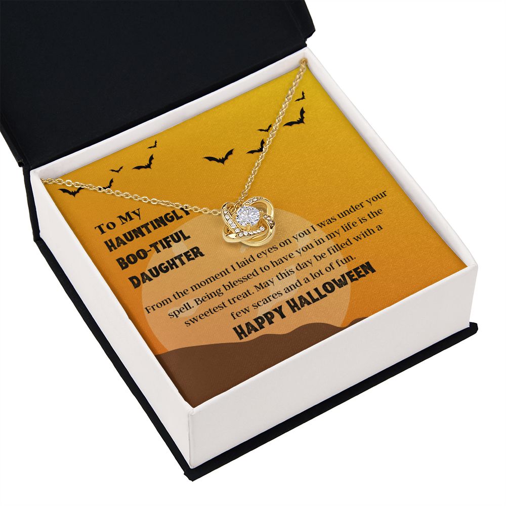 Happy Halloween Daughter Necklace Halloween Jewelry Gift