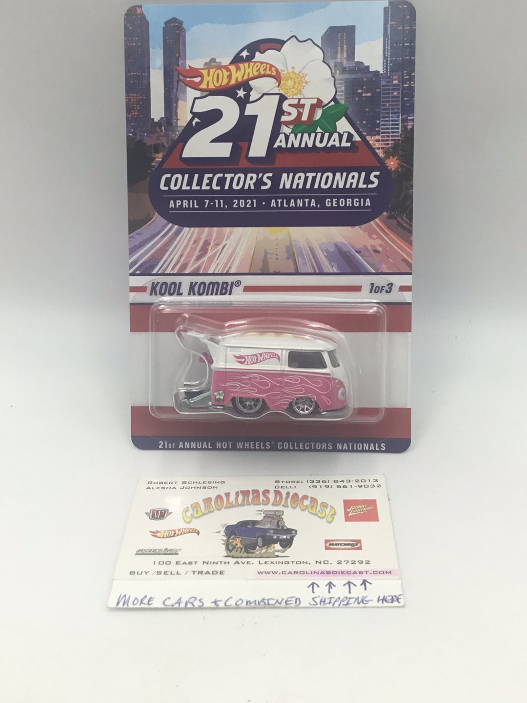 Hot wheels 21st annual collectors Nationals Kool Kombi 5498/5500 VHTF