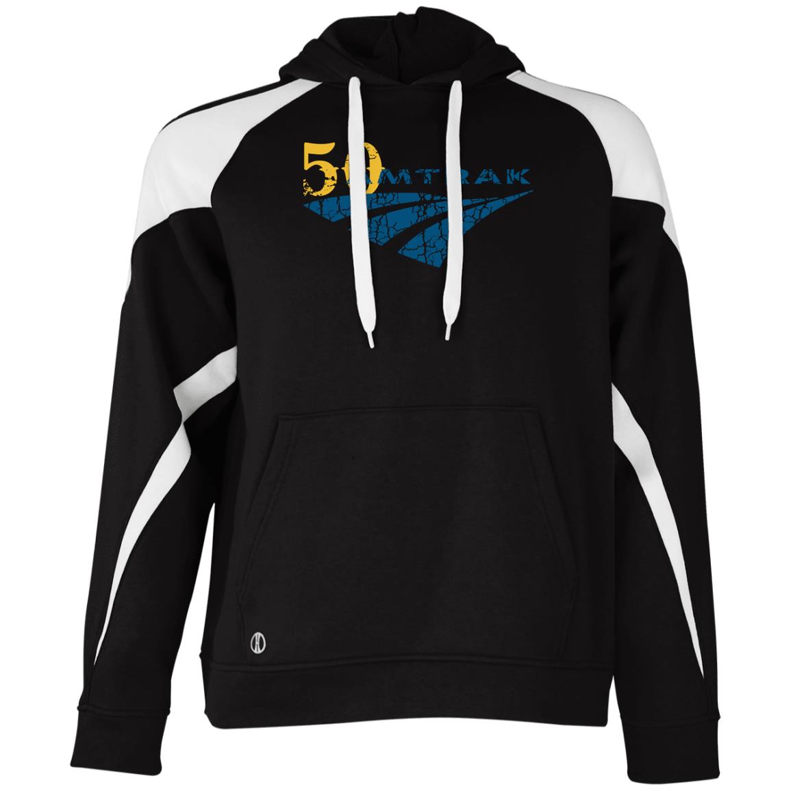 Amtrak 50th Athletic Colorblock Fleece Hoodie - Broken Knuckle Apparel