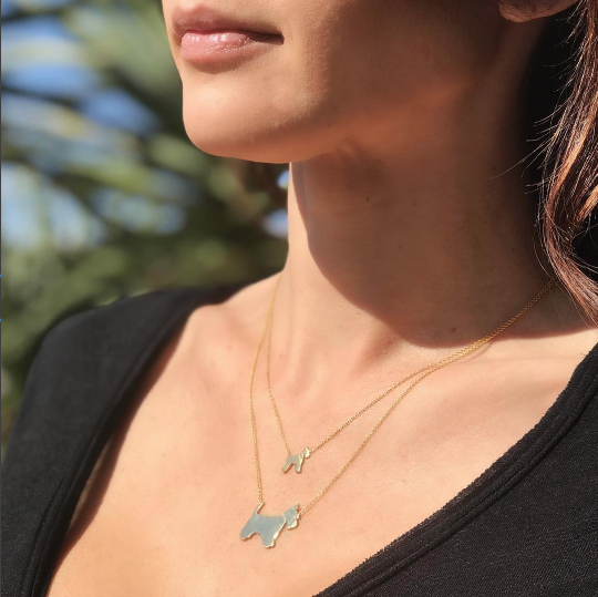 OSCAR: DACHSHUND MINI NECKLACE
