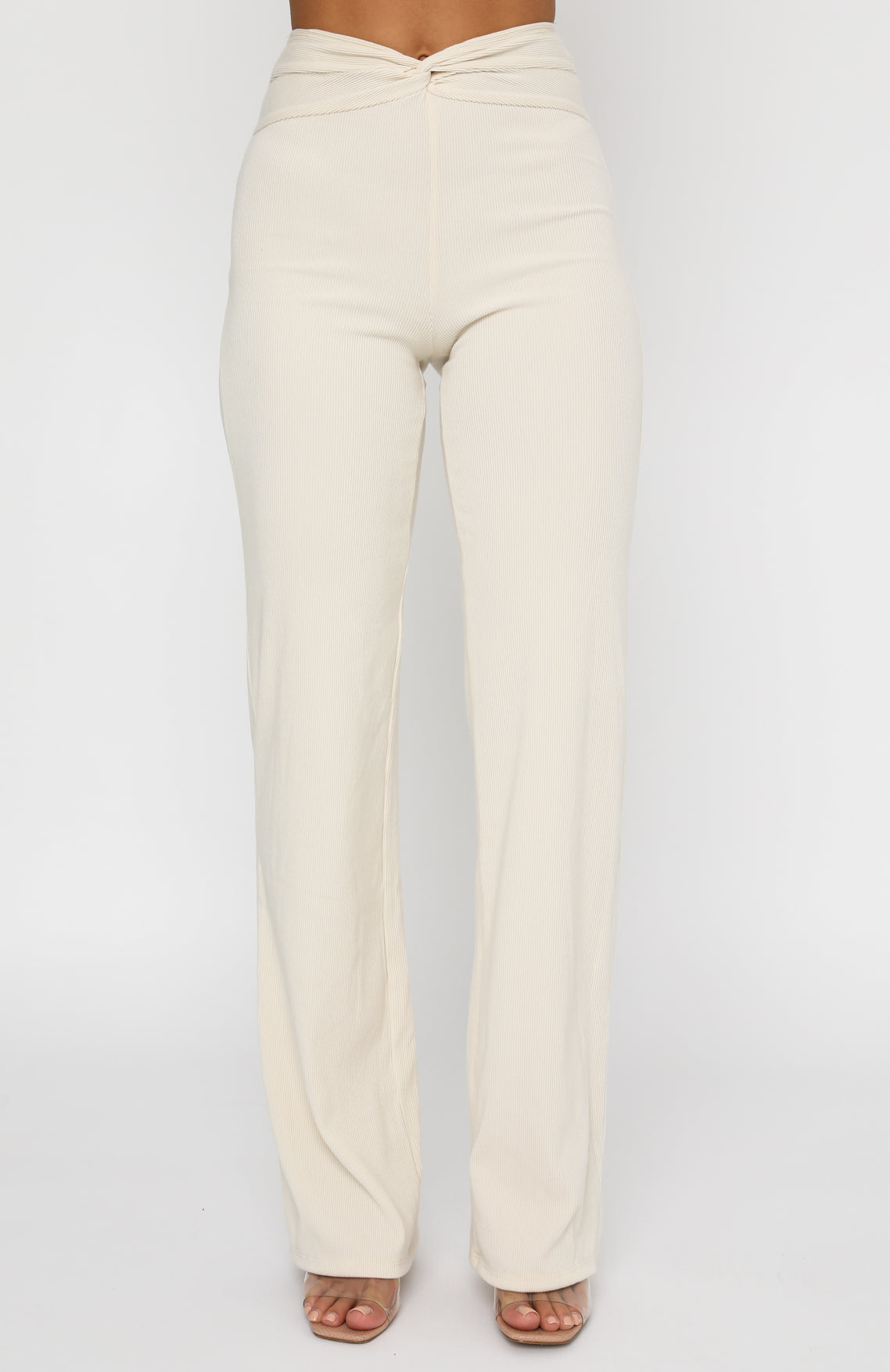 Trust Yourself Pants Oatmeal | White Fox Boutique USA