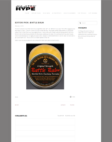 Jiu Jitsu Hype Editor's Pick: Battle Balm