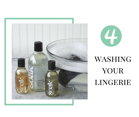 Organising your lingerie drawer. Wash your lingerie with Soak wash